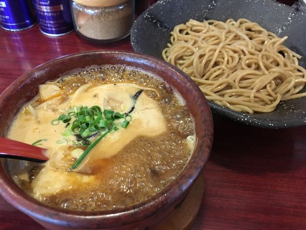 「醤油つけ麺…760円」@麺や つるり 新潟小千谷流の写真