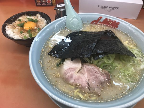 「塩  中盛」@ラーメン山岡家 さいたま宮前店の写真