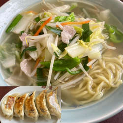 タンメン＋ギョウザ