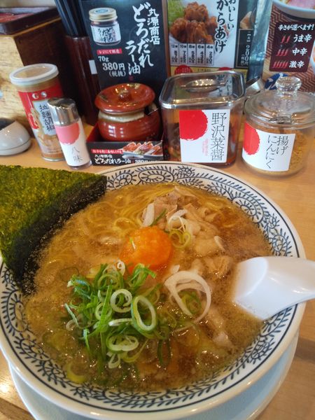 「肉そば650円＋税」@丸源ラーメン 所沢北野店の写真