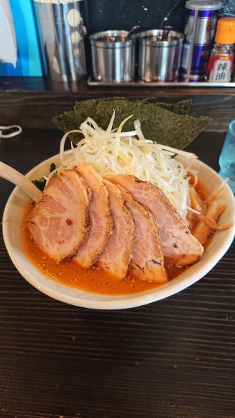 「黄金の味噌ネギチャーシュー中盛りもやしトッピング」@ラーメン 一遊の写真