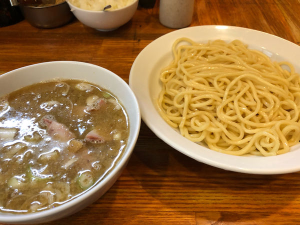 「肉入りつけそば」@麺 髙はしの写真