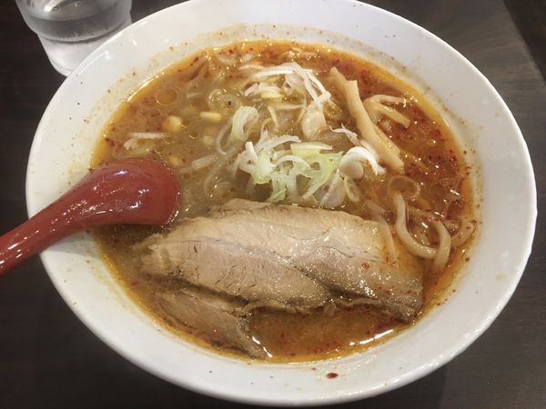 「味噌ラーメン(辛780¥)」@拉麺 ほそやの写真
