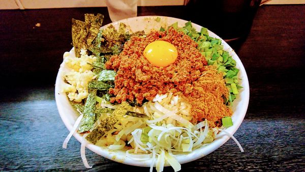 「【限定】我流豚星｡台湾混蕎麦(大蒜･ホアジャオ)+チーズ」@豚星。の写真