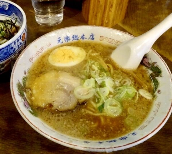 「特製元らーめん＋こぶためしセット(950円)」@蔵前元楽 総本店の写真