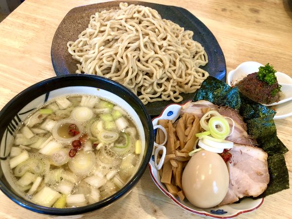 「特製つけそば￥1190＋カレー玉￥170」@中華そば専門 とんちぼの写真