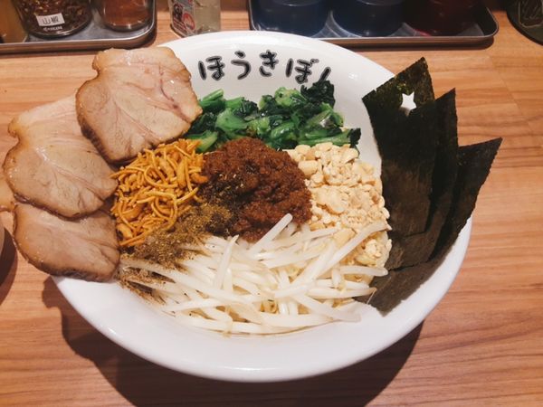 「特製汁なし坦々麺」@ほうきぼし 関内セルテ店の写真