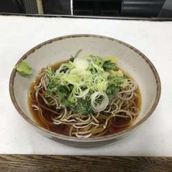 冷やし春菊天そば