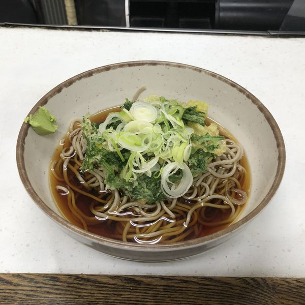 「冷やし春菊天そば」@深大寺門前そばの写真