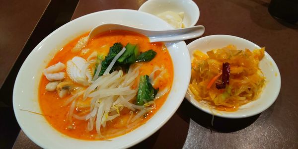 「海鮮刀削麺」@陳家私菜 新宿店の写真