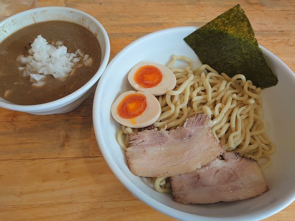 「得煮干しつけ麺(並)1000円」@煮干そば とみ田の写真