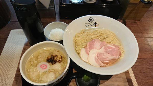 「京都産牛ホソつけ麺特盛300g 1100円」@錦 セアブラノ神の写真
