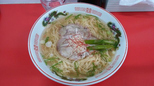 「中華そば(塩)+0.5玉¥900-」@中華そば 竹千代の写真