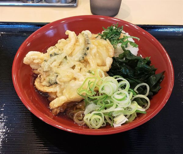 「冷やしゴーヤ天おろしそば（夏季・店舗限定）」@名代 富士そば 三光町店の写真