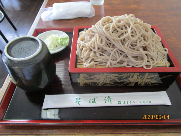 「もり蕎麦 500円」@そば清の写真
