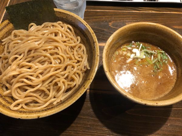 「海老つけ麺（大盛・あつもり）」@つけ麺 花みずきの写真