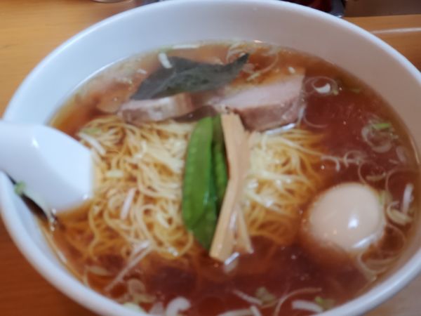 「ラーメン500円+味玉100円」@東京ラーメン たいよう軒の写真