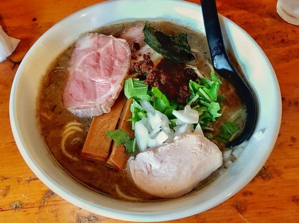 「濃厚どろ煮干しらぁ麺」@らぁ麺 亀我楽の写真