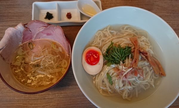 「特製蜆昆布水つけ麺 (塩)」@中華そば 和渦 TOKYOの写真