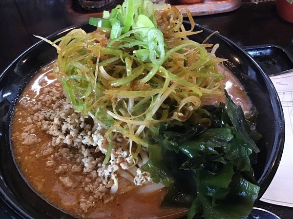 「辛ネギマルキン味噌ラーメン850円（税別）」@マルキン本舗 野田店の写真