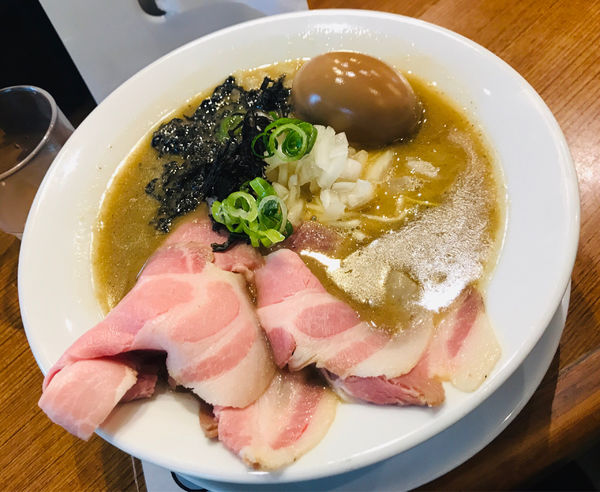 「特製追い鯖節そば＋味付替玉」@荒町商店中華そば ふじやまの写真