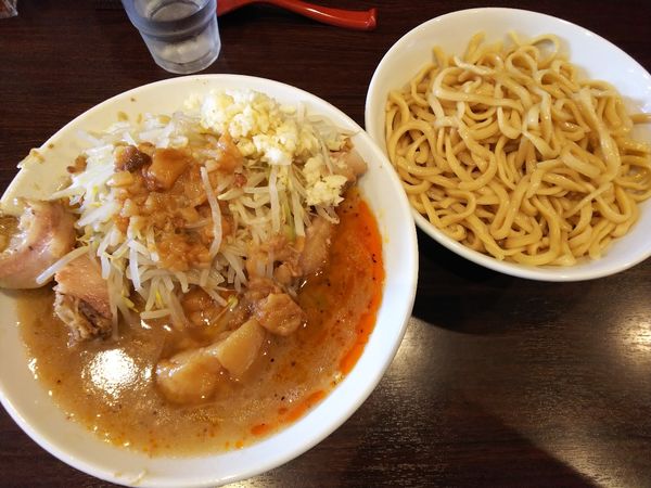 「【限定】塩つけ麺＋おいしい脂　900＋100円」@ピコピコポンの写真
