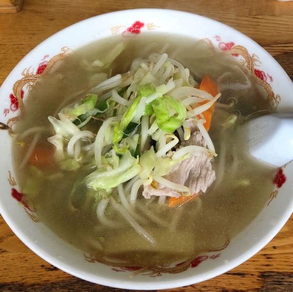 「タンメン」@手打ちらーめん 珍来 東所沢店の写真