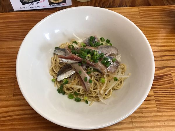 「いわしそば450円」@中華そば よしかわの写真