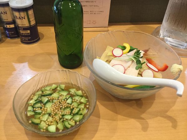 「ハートランド→【夏季限定】冷やしつけ蕎麦(¥350+900)」@中華蕎麦 はるの写真