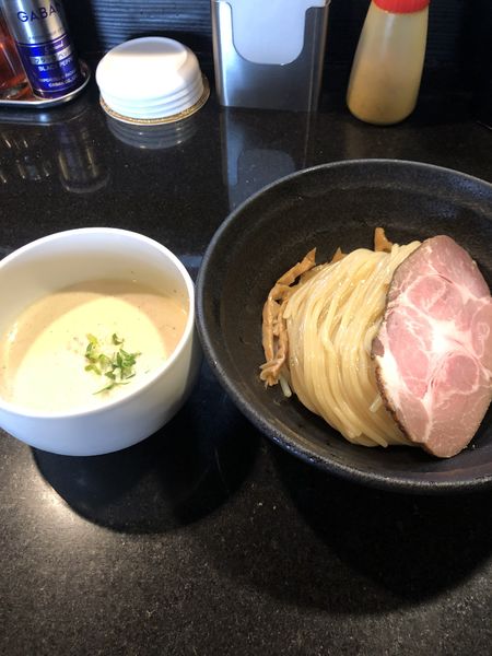 「冷やし　ホワイトつけ麺」@七福軒の写真