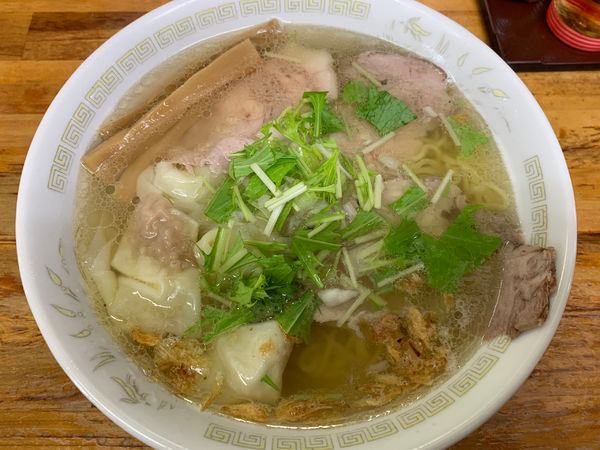 「塩ワンタンチャーシュー麺」@支那そば一麺 豊里店の写真