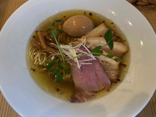 「特製Kiri-soba（潮）＋あえ玉：1130＋200円」@The Noodles & Saloon Kiriyaの写真