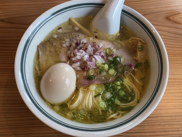 「RAGEそば（塩）＋味玉」@麺尊RAGE RENEGADESの写真