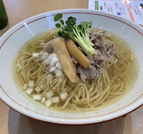 「【限定】冷たーい和風山椒しおSoba～牛しゃぶのせ～」@拉麺 イチバノナカの写真