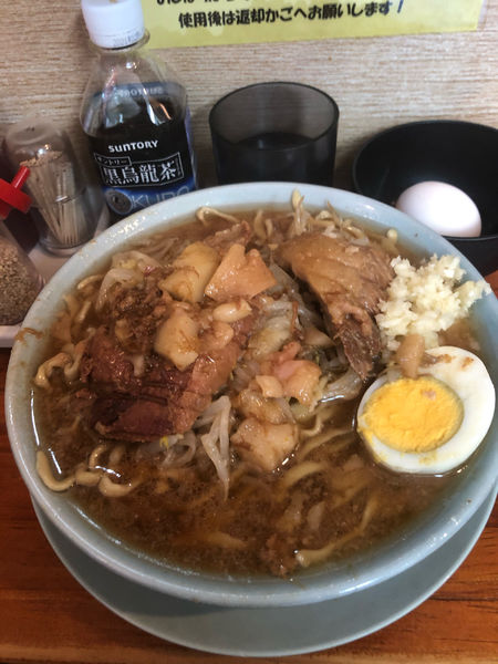「富士丸ラーメン　麺少なめ」@ラーメン富士丸 西新井大師店の写真