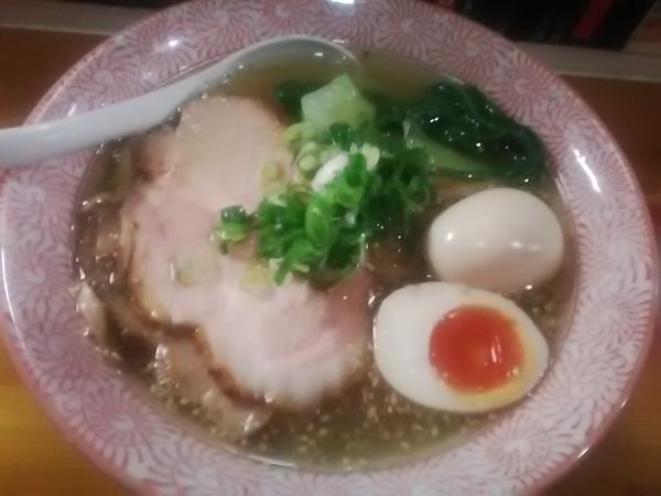 「ラーメン(塩)（780円）+お得な3種盛(470円)」@無化調らぁめん 山吟の写真