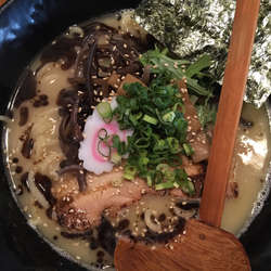 鶏白湯正油　黒