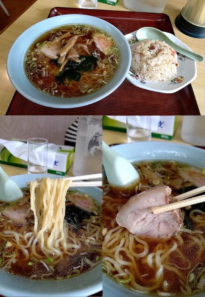 「『ラーメン 半チャーハン(¥800)』」@如意亭の写真