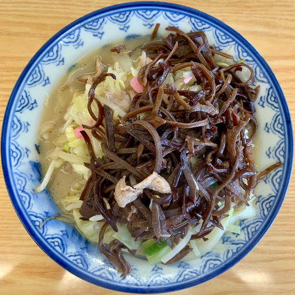 「ちゃんぽん 並盛 (780円) きくらげ (100円)」@井手ちゃんぽん 筑紫野原田店の写真