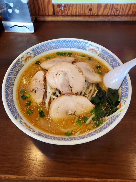 「味噌チャーシューめん」@らーめん花楽 東豊田店の写真