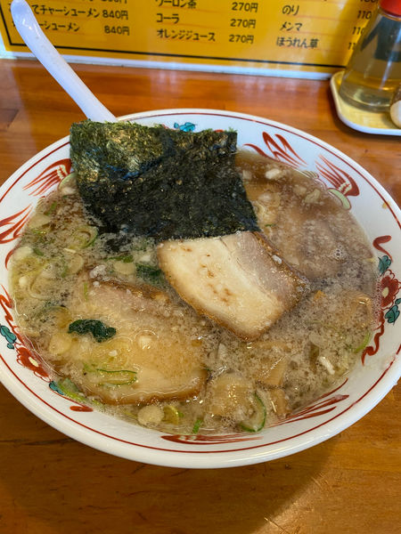 「こてこてチャーシューメン　840円」@めんや 梟の写真