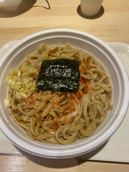 「A ラーメン　大」@かけラーメン まさ屋 渋谷店の写真