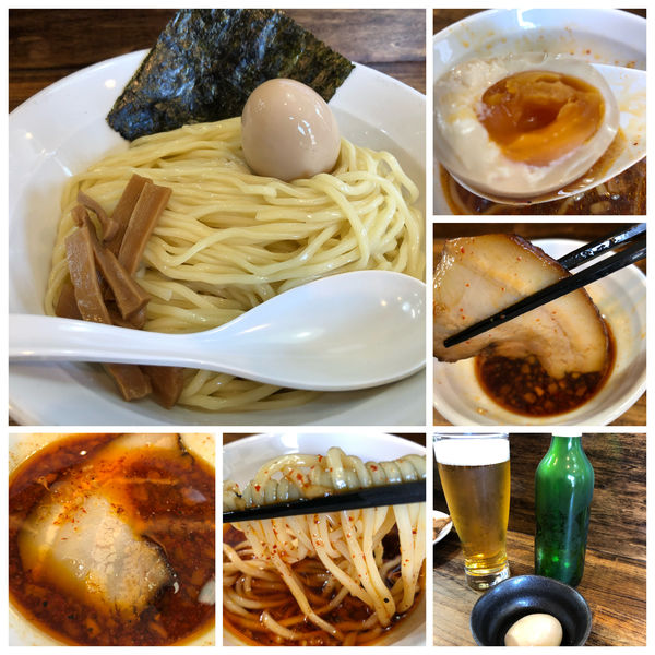 「【限定】シビカラつけ麺 800円 ビールセット550円」@八王子 響の写真