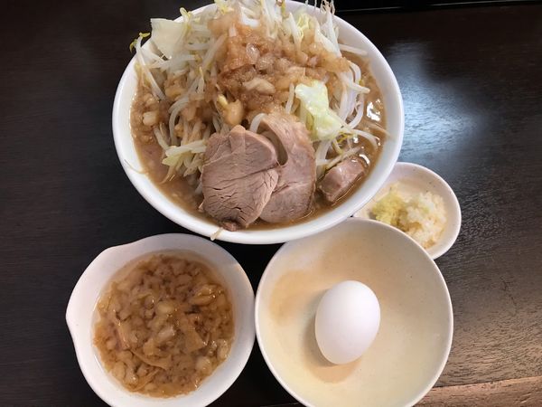 「ラーメン小+生卵　730+50=780円」@ラーメンどでん 大宮店の写真