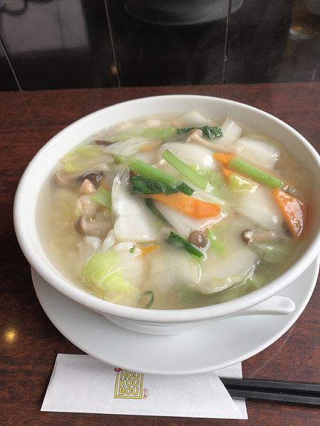 「海鮮あんかけスープそば1100円」@中華Dining&Bar 笑口房の写真