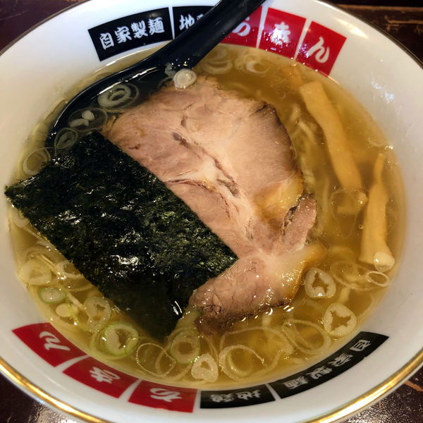 「地鶏塩らーめん　750円」@地鶏らーめん ちきんの写真