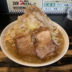 ラーメン 豚マシ ヤサイ、アブラ、カラメ