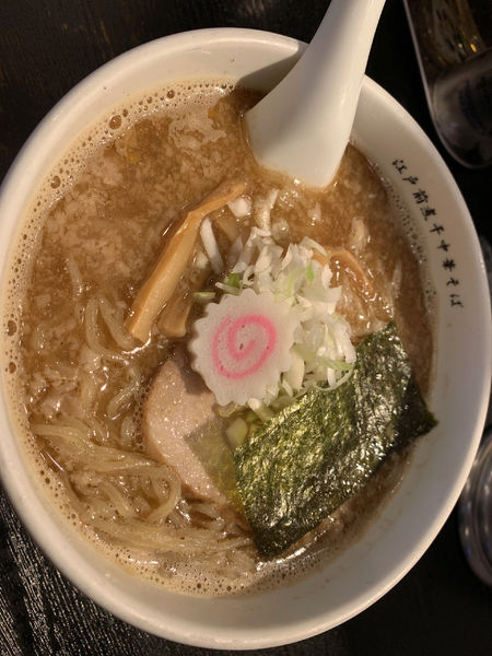 「塩中華　大盛」@江戸前煮干中華そば きみはん 五反田店の写真