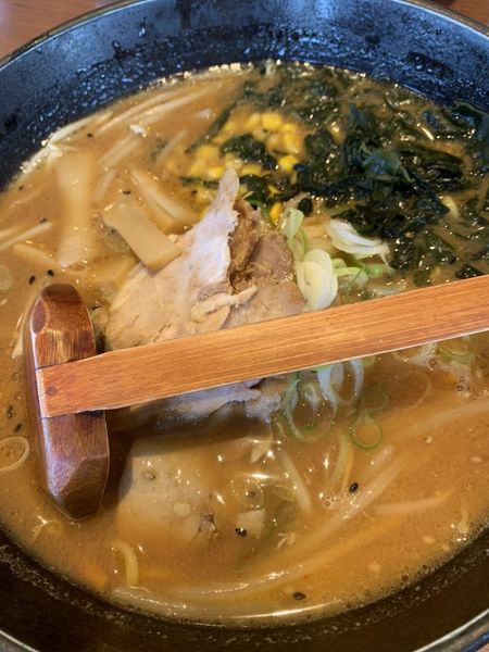 「わかめ味噌らーめん」@かいすい 本店の写真