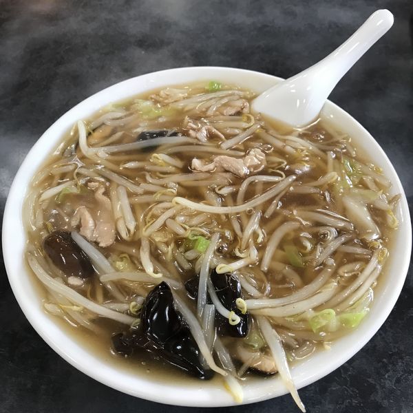 「もやしあんかけ（￥680）」@中華そば 福本屋の写真